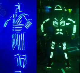 Old vs New LED suit
