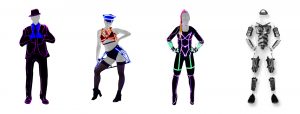 Tron Event Agency Rent LED Costume Suits