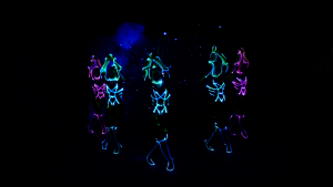 Tron Girls with LED Screen content